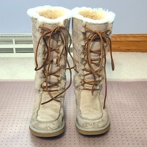 Gently worn VINTAGE UGG Tularosa tall boots sz 8